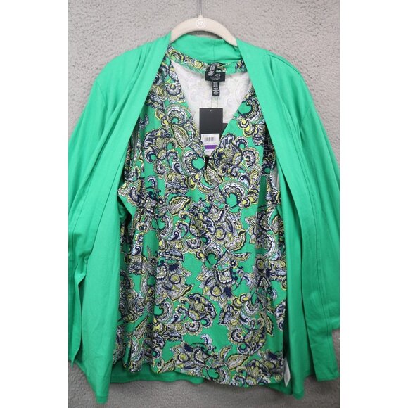 Jones New York Tank Top & Cardigan Set-XXL-New w/Tags - Picture 5 of 12